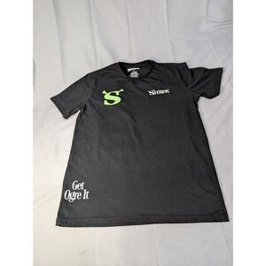 Shrek Happens Black Graphic Movie T Shirt Unisex Size Men's Large Dreamworks